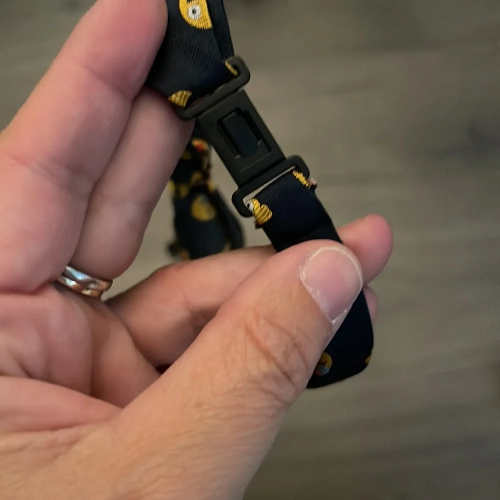 NWOT poop emoji clip on tie